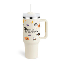 40 Oz Tumbler With Handle Straw Insulated, Stainless Steel Gifts For Valentine Lover Suitable For Car Gym Office Travel Sip Smarts