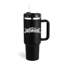 40 Oz Tumbler With Handle Straw Insulated, Stainless Steel Gifts For Valentine Lover Suitable For Car Gym Office Travel Sip Smarts